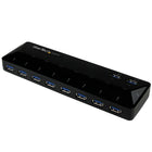 StarTech ® Concentrateur USB 3.0 à 10 ports avec ports de charge et de synchronisation, 2 ports de 1,5 A-Augmentez les capacités de votre système et transformez un port USB 3.0 en dix ports
