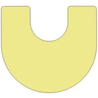 Flash Furniture – Table mobile préscolaire fer à cheval, hauteur ajustable, surface 60 x 66 po, jaune (XUA6066HRSYLTPC)-Table en fer à cheval pour activités de groupe
