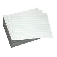 Domtar Papier pour imprimante - 15 lb. - 14 7/8" x 11" Lignes vertes - 3500 feuilles-Imprimante en continu