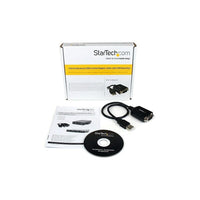 StarTech  Câble adaptateur professionnel USB vers un port série avec mémorisation des paramètres du port de communication-Installation et utilisation simplifiée grâce à la technologie de mémorisation de port de communication qui assure une connectivité série solide avec les systèmes existant