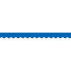 Teacher Created Resources - Bordure ondulée bleue, paquet de 72-Taille : 35 long. x 3 larg. (po), longueur totale : 35 pi
