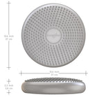 Bouncyband Coussin sensoriel Little Wiggle Seat, Argent-Efficace sur les chaises, les bancs ou directement sur les planchers
