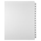 Markmaker - Serie des Intercalaires imprimes Legal, Letter Size, Blanc, 1/15th coupe, un jeu, Numero 181 - 195-Blanc