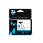 Cartouche d’encre DesignJet HP 712 cyan 29 ml-Cyan