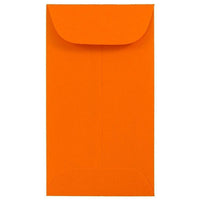JAM Paper Enveloppes à monnaie no 6, 3 3/8 x 6 po, papier recyclé Brite Hue orange, 500/paquet-Enveloppes à monnaie