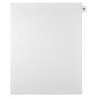 Markmaker - Intercalaires imprimes Legal, Blanc, 1/15th coupe, format lettre, sans trous, 25 tabs/PQT, 5 PQT/Boite, Numero 196-Intercalaires imprimes Legal