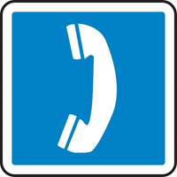 CSA - Pictogrammes de sécurité, téléphone public, SAW821-Matériau : plastique