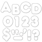Trend Enterprises Casual Uppercase Ready Letter 4", Blanc, 426 Pack-Lettres perforées pratiques, idéales pour les affichages, la signalisation, les activités d'apprentissage, l'étiquetage et plus encore !