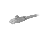 StarTech Câble de raccordement Ethernet Cat6 avec connecteurs antiaccrochements RJ-45, 14 pi, gris (N6PATCH14GR)-Gaine en PVC grise pour vos connexions en codes de couleur