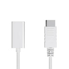 NXT Technologies - Adaptateur audio/vidéo DisplayPort/HDMI NX50715 de 0,5 pi, blanc-DisplayPort à HDMI (mâle à femelle)