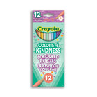 Crayola - Crayons de couleur Colours of Kindness - Paquet de 12-Le matériel et les activités artistiques Crayola aident les enfants à s'exprimer, à créer et à interagir en jouant avec la couleur.