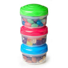 Sistema – Contenants Mini Bites To Go™ pour collations, 130 ml, paq./3-Couvercle à visser pour un rangement sanitaire