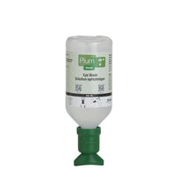 Plum â€“ Bain oculaire, 500 ml-Bouteille contenant une solution stérile de chlorure de sodium 0,9 % 