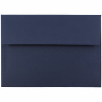 JAM Paper Enveloppes format livret avec fermeture gommée, 5 1/4 x 7 1/4 po, bleu marine, 1000/paquet-Bleu marine
