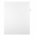 Mark Maker – Onglets séparateurs juridiques blancs, 1/15 onglets, format lettre, sans trous, numéro 4, 25/paquet-Onglets séparateurs blancs, 1/15 onglets