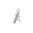 Échelles roulantes Roll & Fold, Matériau du cadre - Acier, Nbre de marches - 9, Hauteur de la plateforme - 96", Profondeur de-1
