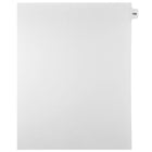 Markmaker - Intercalaires imprimes Legal, Blanc, 1/15th coupe, format lettre, sans trous, 25 tabs/PQT, 5 PQT/Boite, Numero 106-Intercalaires imprimes Legal