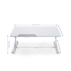 Can-Bramar - Support pour ordinateur portable - Gris-S’incline jusqu'à 36 degrés et comprend un rebord pour ordinateur portable