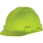 MSA - Casques De Protection V-Gard - Suspensions Fas-Trac Suspension Rochet, Vert Lime Haute Visibilité, paquet de 4-Certification(s) ANSI type I