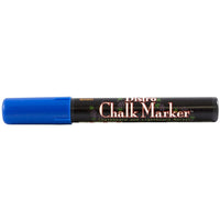 JAM Paper - Marqueur craie - Pointe large - Bleu (526480BU)-Ces marqueurs craies polyvalents peuvent être utilisés sur n’importe quelle surface non poreuse, telle que : Les tableaux blancs, les panneaux lumineux, les tableaux noirs, les fenêtres, les pare-brise et plus encore!