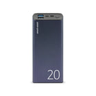 LOGiiX - Piston Power Banque d'alimentation portable de 20 000 mAh - Bleu marine-Charge les smartphones jusqu'à 10 fois, charge les tablettes jusqu'à 4 fois