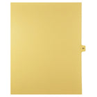 Markmaker - 25 tabs/PQT, 5 PQT/Boite, Intercalaires imprimes Legal, Chamois, 1/15th coupe| format lettre, sans trous, Numero 98-Intercalaires imprimes Legal