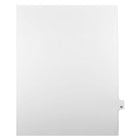Mark Maker – Onglets séparateurs juridiques blancs, 1/25 onglets, format lettre, sans trous, numéro 20, 25/paquet-Onglets séparateurs blancs, 1/25 onglets