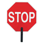Panneau de signalisation municipale, Stop/Stop, matériau : HDPE (SEI474)-Matériel : HDPE