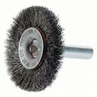 Osborn - Brosses Rotatives À Fils Crêpés A/Arbre 1/4po, 1-1/2po Dia., Fils 0,008po, Arbre 1/4po, paquet de 5-Type d'utilisation Acier