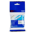 Brother - MK221 Ruban non laminé authentique pour étiqueteuses P-touch - 9 mm de largeur x 8 m de longueur - blanc avec texte noir-Ruban non laminé série M blanc avec texte noir de 9 mm