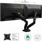 Double moniteur support de bureau Heavy Duty pour les écrans et moniteurs 17 - 27 po de North Bayou - F160-Compatibilité: 17 à 27 po