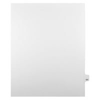 Mark Maker – Onglets séparateurs juridiques blancs, 1/25 onglets, format lettre, sans trous, numéro 121, 25/paquet-Onglets séparateurs blancs, 1/25 onglets
