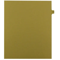 Mark Maker – Onglets séparateurs juridiques beiges, 1/15 onglets, format lettre, sans trous, numéro 18, 25/paquet-Onglets séparateurs beiges, 1/15 onglets