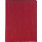 JAM Paper - Chemises cannelées ondulées, rouge, paq./12 (87500g)-Dimensions : 9 po x 12 po
