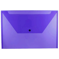 JAM Paper Enveloppes originales format légal avec fermeture à pression, 9 1/2 x 14 1/2 po, violet, paquet de 12-Violet