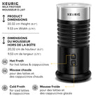 Keurig Mousseur à lait pour les lattes et les cappuccinos - fonction mousse chaude et froide - Noir-Compatibilité : le mousseur à lait Keurig est compatible avec toutes les machines à café Keurig ; sélectionnez vos dosettes K-Cup préférées pour préparer un latte dans le confort de votre maison