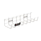 ShoppingAll - Chemin de câbles sous le bureau - Blanc-Rack Large Et Spacieux:Profitez de notre espace de rangement de 120 mm x 420 mm qui garde les câbles et multiprises hors de vue pour un poste de travail sans encombrement
