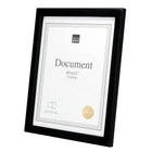 Kiera Grace – Cadre pour document Caspian, 8,5 po x 11 po, noir, ens. 24 (PH43010-6MC)-Convient à n document de 8,5 po x 11 po