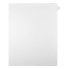 Mark Maker – Onglets séparateurs juridiques blancs, 1/15 onglets, format lettre, sans trous, numéro 1, 25/paquet-Onglets séparateurs blancs, 1/15 onglets