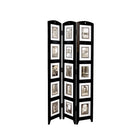 Nexxt – Paravent à 3 panneaux avec mousse, noir, 51/100 x 33 1/2 x 64 1/50 (po)-Séparateur de pièce à 3 panneaux: Créez un nouvel espace avec un magnifique séparateur de pièce facile à utiliser. Créez de l'intimité dans votre maison, créer une nouvelle pièce ou cacher des éléments de rangement