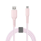 Basic Tech - Câble Type C de 3 pi, Rose-elegant et sans enchevêtrement