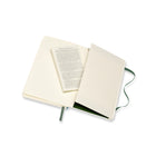 Moleskine – Cahier Classique de Poche – 3,5 po x 5,5 po – Ligné – 96 Feuilles – Vert Myrte – Couverture Souple (629148)-Papier sans acide de couleur ivoire de haute qualité