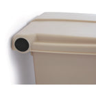Legacy  - Conteneur Step-On - 16.2 po l x 15.75 po P x 23.6 po H - 45 Litres - Beige-Matériau : Résine