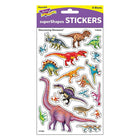 Trend Enterprises Grand autocollant Supershapes, à la découverte des dinosaures, paquet de 912-Sans acide, non toxique et sans danger pour les photos.