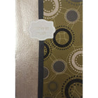 Rosedale – Cartes de souhaits et enveloppes dorées, Thanks So Much, 5 1/2 x 8 po, 6/paquet (19901)-Imprimé sur papier cartonné non couché de haute qualité
