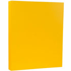 JAM Paper, Papier cartonné mat, 8,5 x 11 po, 100 lb, jaune tournesol, 50/paquet (16729203)-Quantité : paquet de 50