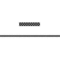 Ashley Mini 12" MAGI-STRIPS magnétiques points noirs et blancs, paquet de 144-Un design amusant pour égayer votre planche !