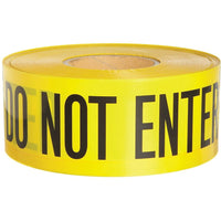 Brady - Rubans Pour Barricades, Anglais, 3po La X 1000' Lo, 3 Mils, Noir Sur Jaune, paquet de 3-Couleur Noir sur jaune