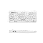 Logitech Clavier Bluetooth Multidispositif Sans - Fil K380 - Blanc cassé-Couplez jusqu'à trois dispositifs, même avec des systèmes d'exploitation différents, et basculez de l'un à l'autre en un seul geste. Vous pouvez donc taper, changer de dispositif et continuer à taper