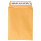 JAM Paper - 5 1 2 x 7 1 2 Enveloppes recyclées à extrémité ouverte avec fermeture autocollante - Kraft brun Manille - paquet de 50-Couleur: Marron Kraft Manille